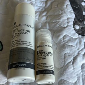 HTF discontinued Paulas Choice Skin Perfecting 2% BHA 4fl oz and 1 fl oz